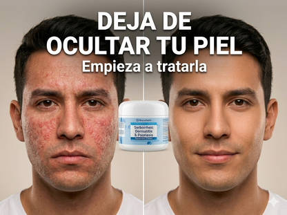 Crema Dermatitis Seborreica & Psoriasis – Alivio Natural Sin Corticoides
