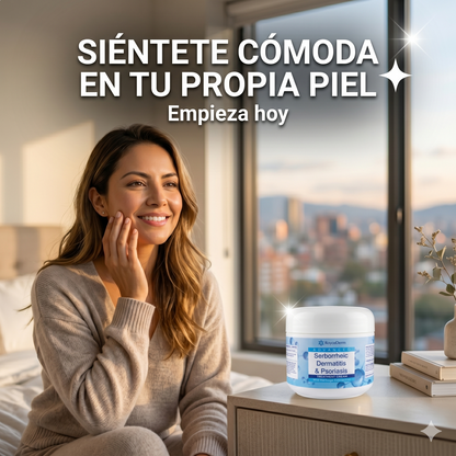 Crema Dermatitis Seborreica & Psoriasis – Alivio Natural Sin Corticoides